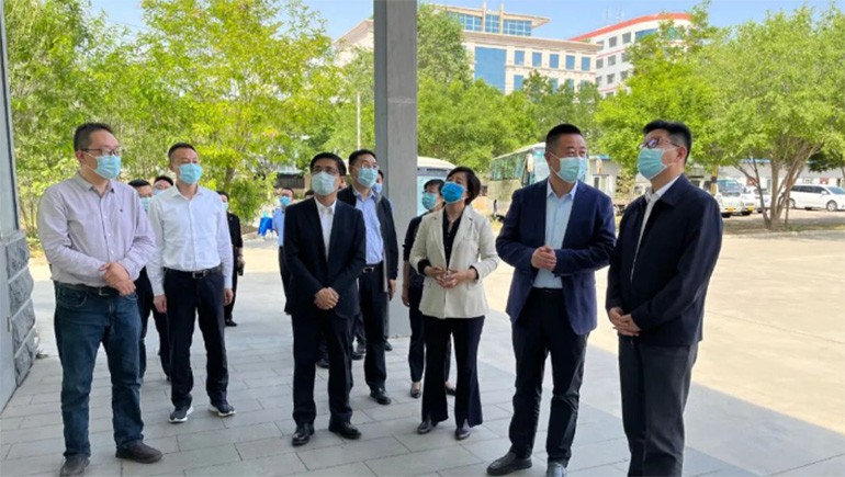 张锦刚副省长一行莅临兰州2028·体育官网生态健康品有限公司调研